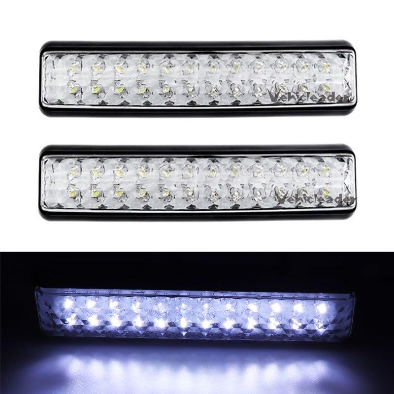 2x янтарные, белые, красные светодиодные задние фонари для грузовиков, 12 В/24 В, сигнальная лампа заднего хода, стоп-сигнал, задний фонарь для прицепа, UTE кемперы для грузовых автоприцепов