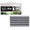 TheBAR MEN Solid Solid Body Face Solid Wash Mint Made In Japan 3-in-1 Cleanser, Soap, Shampoo, Wash, Wash, All-in-One, Moisturizing, Charcoal-Infused