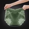 2pcs Ladies' Sexy Underwear Girls' Sweet Mesh Lace Cross Lifted Hip Shaping Triangle Shorts