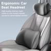 Подушка для поясничной поддержки подголовника автомобиля Эргономичный дизайн Простая установка Индивидуальная подгонка под поясничную поддержку автомобиля с регулируемыми ремнями