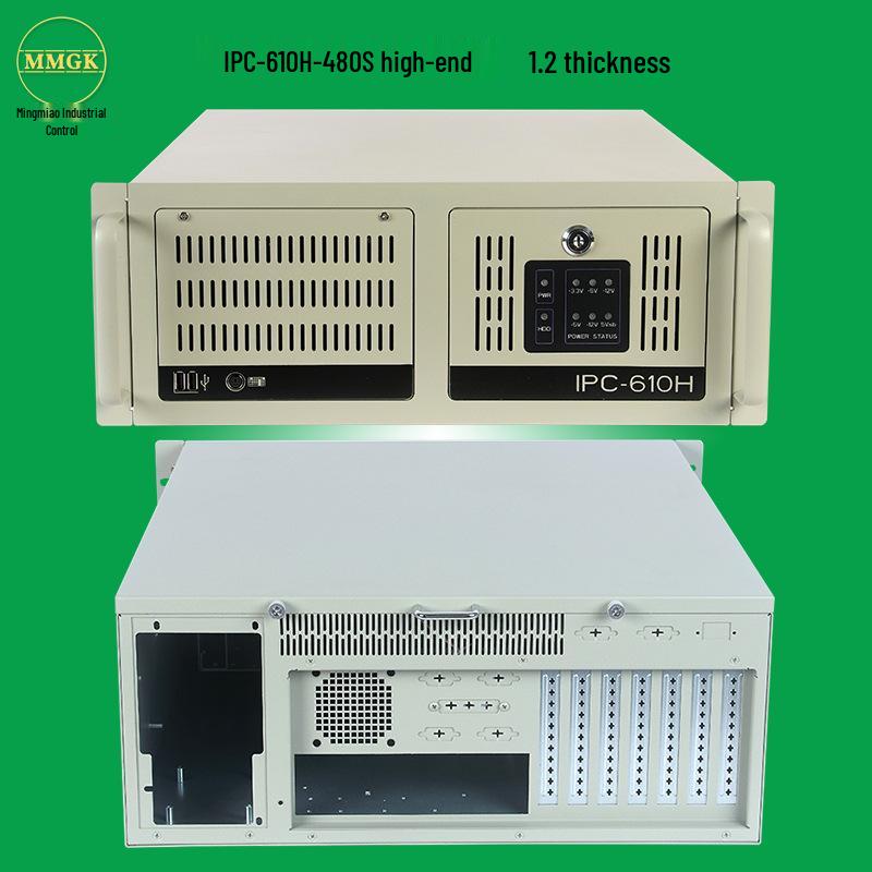 Промышленный 4U 19" Рэковый ПК Шасси, 7 слотов IPC610L450, Толщина 1,2 мм