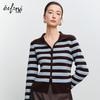 EIFINI Женский полосатый свитер из шерстяного трикотажа 1GA633812
