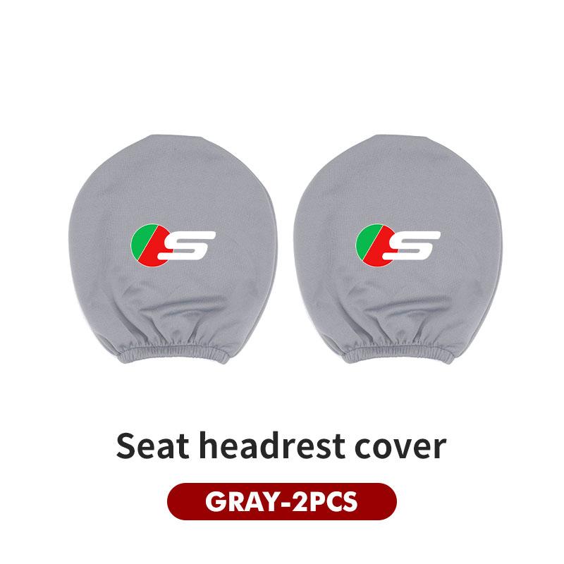 Car Seat Headrest Pillow Cover Dust Dirty-proof Protective Cover Accessories For Jaguar XF XJ XE XK S-Type F-Type X-Type F-Pace SS1