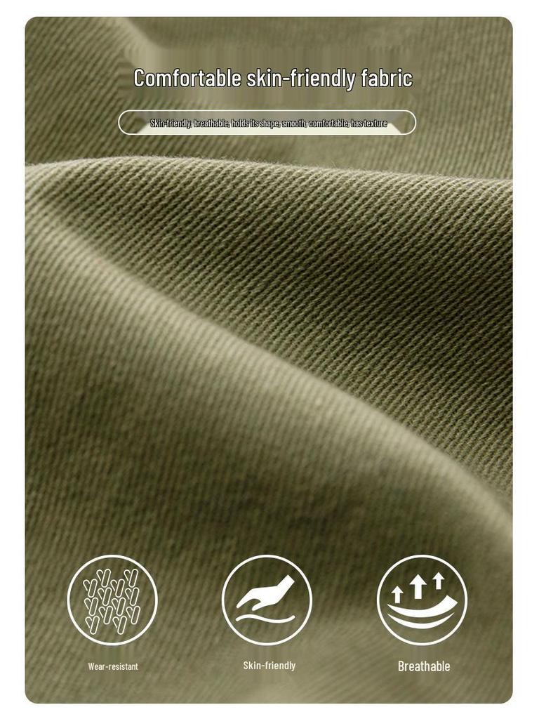 Boys' Cargo Pants - Spring/Autumn 2024, Stylish Casual Cotton for Kids, Middle & Big Children.