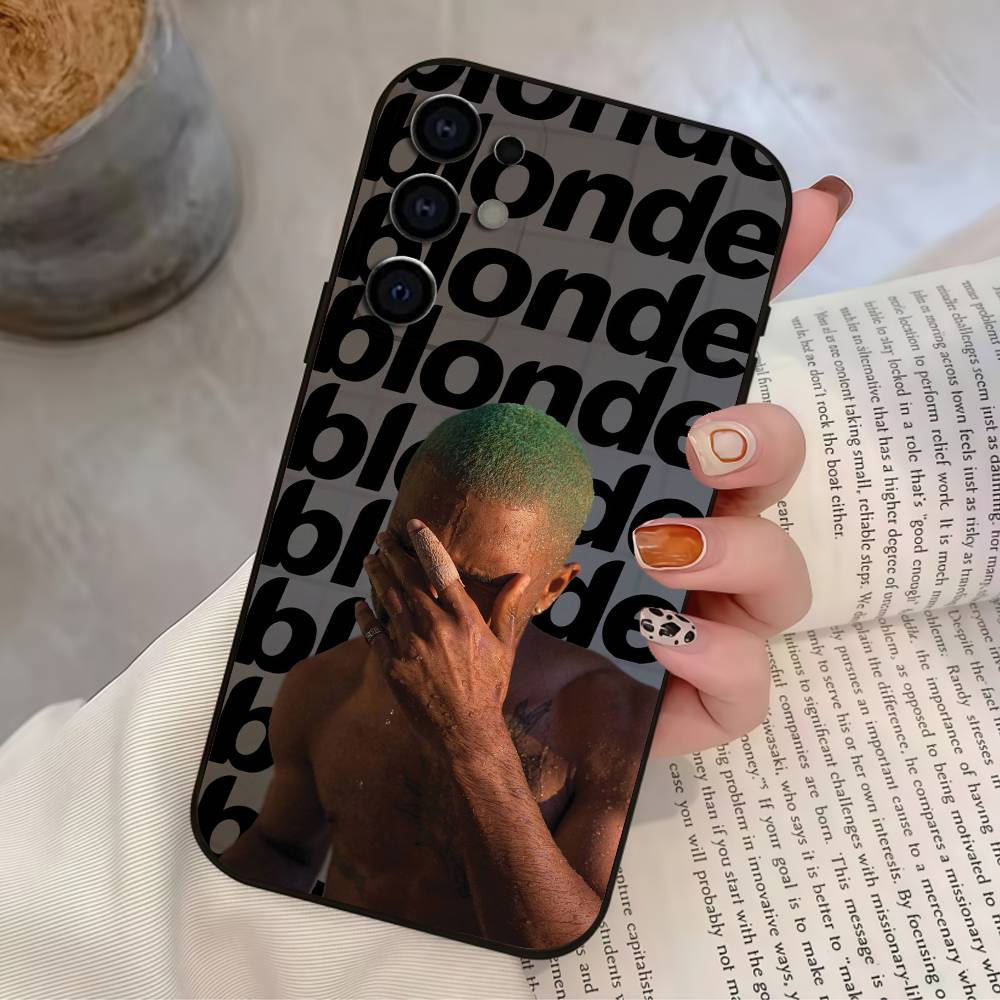 F-Frank O-Ocean B-Blond Чехол для телефона для Samsung S25,S24,S21,S22,S23,S30,Ultra,S20,Plus, Мягкий силиконовый черный чехол