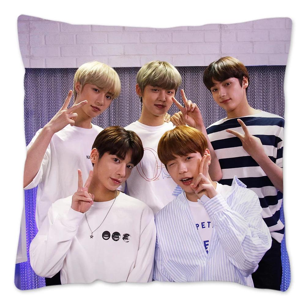 Корейский K-pop TXT Наволочка Домашнее украшение Многоразовая наволочка для дивана Гостиной Наволочка Харадзюку Housses De Coussin