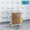 ABS Anesthesia & Infusion Multifunctional Rescue Trolley with Single/Double Door and Five Drawers