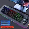 Проводная USB клавиатура с механическим ощущением для игр и офиса
