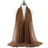 Muslim Chiffon Hijab Scarf Women Long Solid Color Head Wrap For Women Hijabs Scarves Ladies Muslim Veil Jersey Hijabs 180*70cm