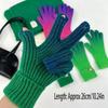 Gradient Knit Gloves Thick All Finger Gloves New Hand Warmers  Outdoor Wear