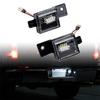 2Pcs LED Tail License Plate Light For Chevy Silverado GMC Sierra 1500 2500 3500