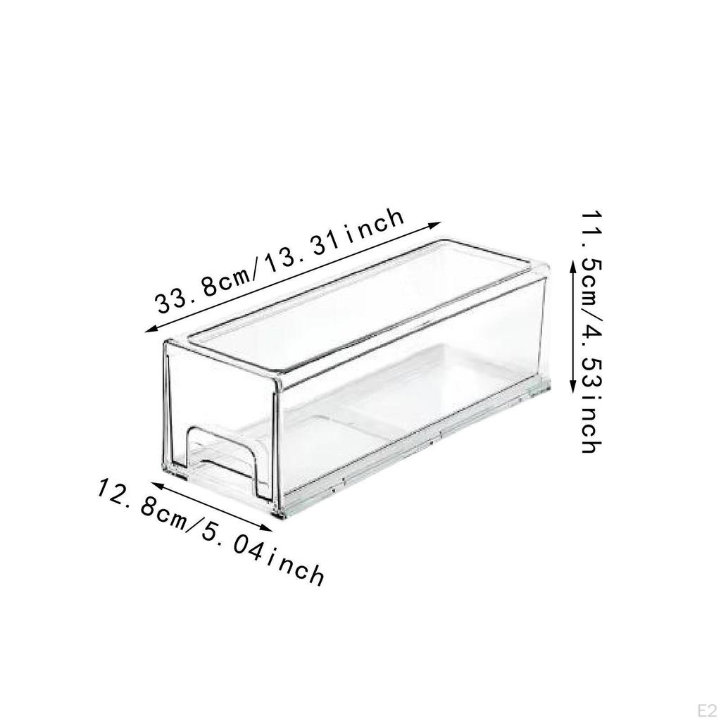Прозрачный складной ящик для хранения игрушек, органайзер для полок шкафа