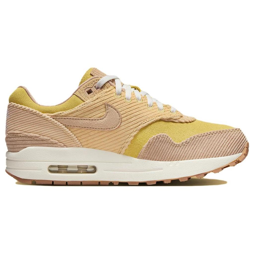 Nike Air Max 1 SE Buff Gold Hemp Sesame Gum Medium Brown Women's Shoes FB8451-700