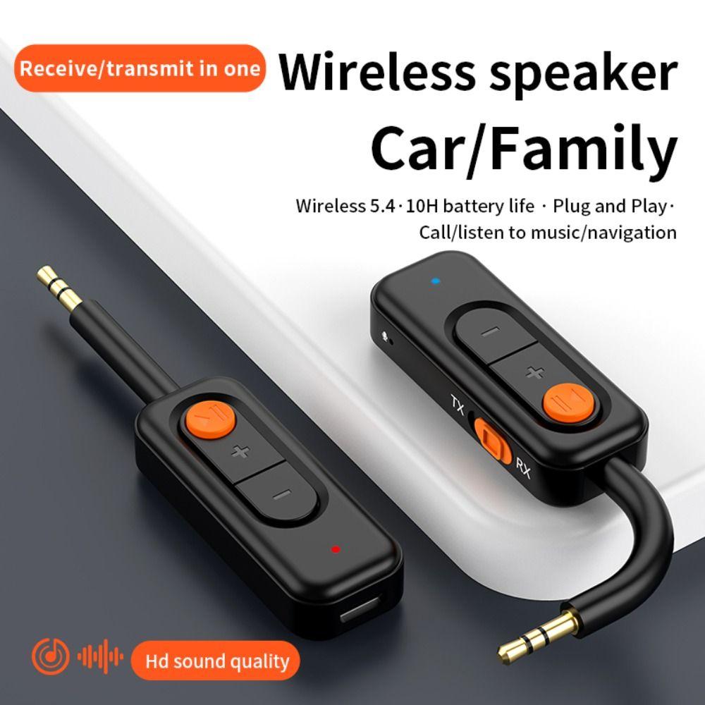 Stereo Music Wireless Audio Adapter 2 in 1 Bluetooth 5.4 Receiver Transmitter 2024