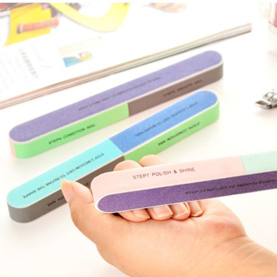 Six-Faced Grinding Nail File Buffer Polisher Dead Skin Remover Manicure Tool
