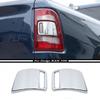 For - Dodge RAM 3500 ABS Chrome Exterior Rear Tail Light Cover Trim 2PCS
