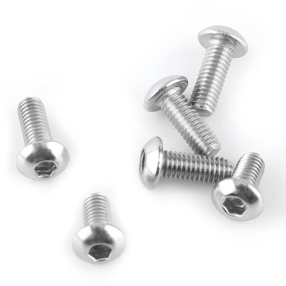 340pcs M3 Hex Head Socket Head Cap Screws M3x5/6/8/10/12/14/16/18/20mm Button Head Internal Hexagon Screw Nut Set