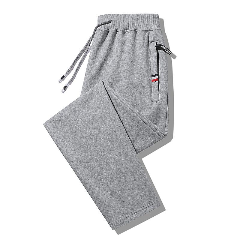 Спортивные брюки мужские свободные прямые весенние и осенние повседневные брюки спортивные штаны больших размеров мужские брюки