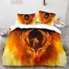 Phoenix Nirvana Duvet Cover Set Soft Fire Patterned Bedding Sets for Children Adults Teens Polyester Comforter Cover King Size