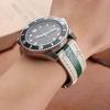 22 мм 20 мм Натуральный телячий кожаный ремешок для часов Omega Деловой ремешок для часов Seiko Бабочка Пряжка Прошивка Цветной ремешок