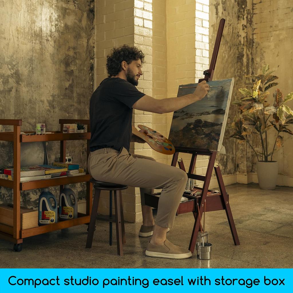 MEEDEN деревянная картина бук с регулируемым фиксированным холстом высокая нагрузка масло акрил акварель домашняя краска монтажные инструменты живопись для начинающих