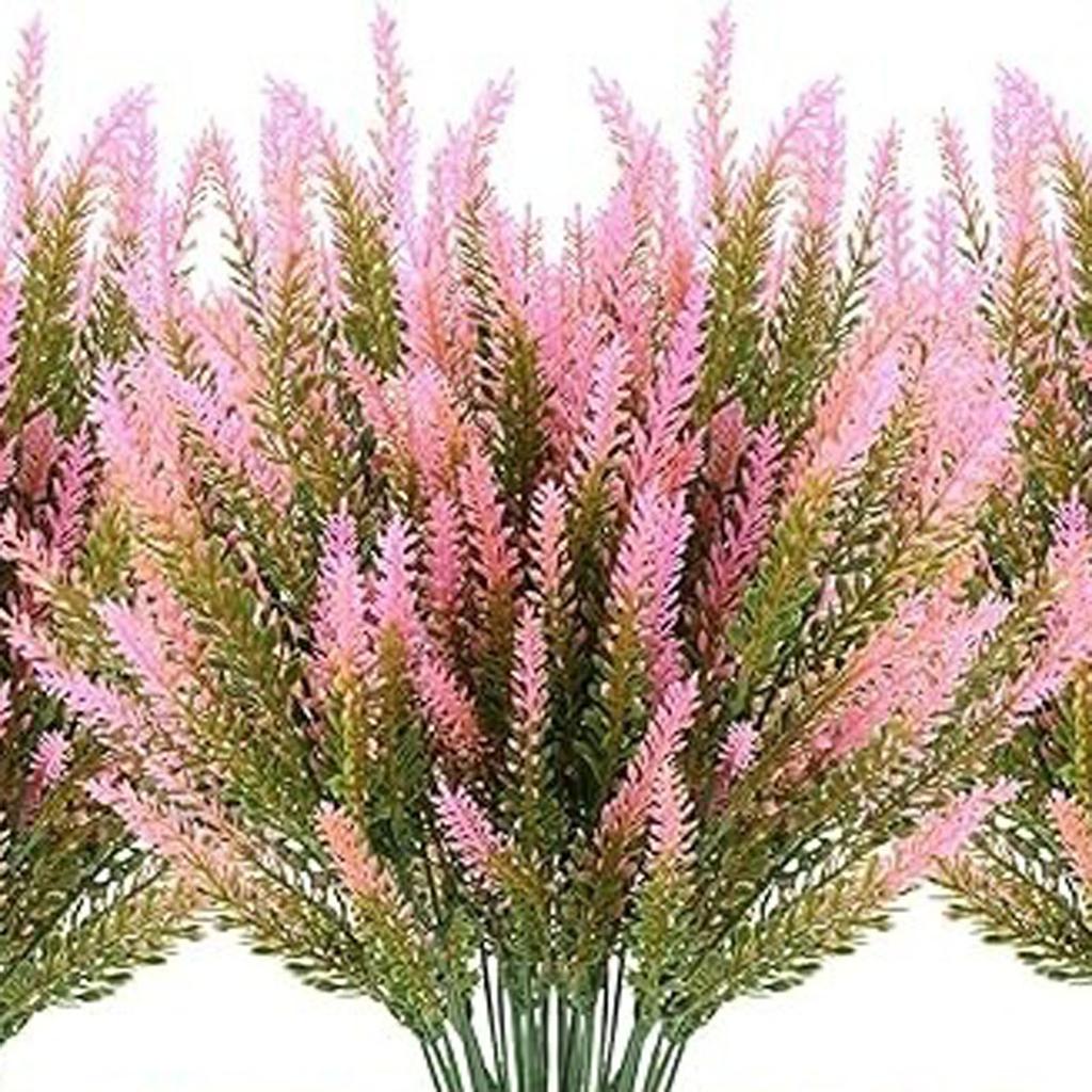 Пластиковое растение лаванды в горшке для домашнего декора, искусственные горшечные цветы лаванды, не требующие особого ухода, для украшения в помещении и на улице