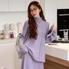 Dimanaf 2024 Winter Autumn Women Solid Sweaters Knitting Basic Fashion O-Neck Style  Loose Pullover Sweater