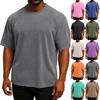 Men's Short Sleeved Retro Cotton T-shirt Loose Half Sleeve