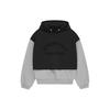 Fear of God Essentials Нейлоновый флисовый свитер с капюшоном Светло-серый/угольно-черный мужские топы Разноцветные 202SP244326F