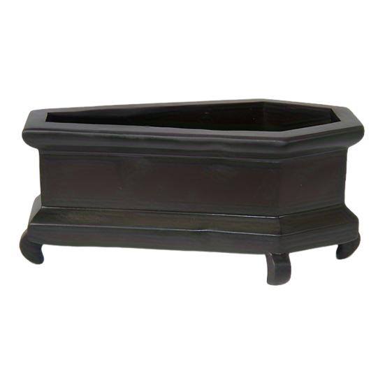 Хэллоуин Кашпо Гроб Готический Цветочный Горшок из Смолы Гроб Цветочный Горшок