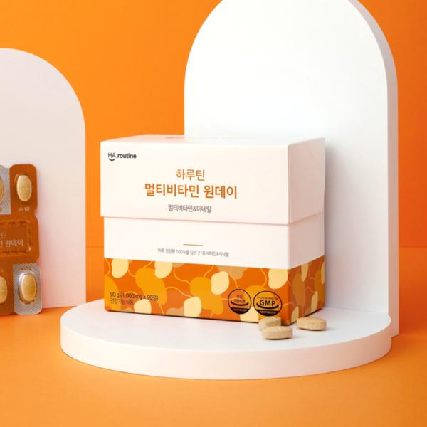 Harutin Multivitamin One Day 1000мг х 90 таблеток, 3 месяца, 90, 1, корейский основной продукт здорового питания