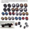 1Set Plastic Remote Control Car Modified Tires Diameter 14*5.5mm Diecast Alloy Car Hub