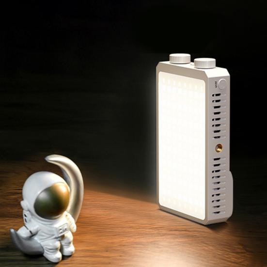 Светодиодный накамерный свет 40 Вт со штативом Портативный Легкий 4400 мАч Перезаряжаемый Регулируемый Резьба 1/4 дюйма Видеосъемка Фотография Ручной заполняющий свет