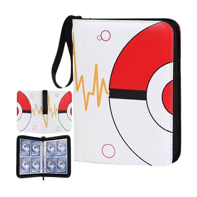 Card Album 4 Pockets 50 Pages 400 Slots PU Material Collectible Card Holder Portfolio