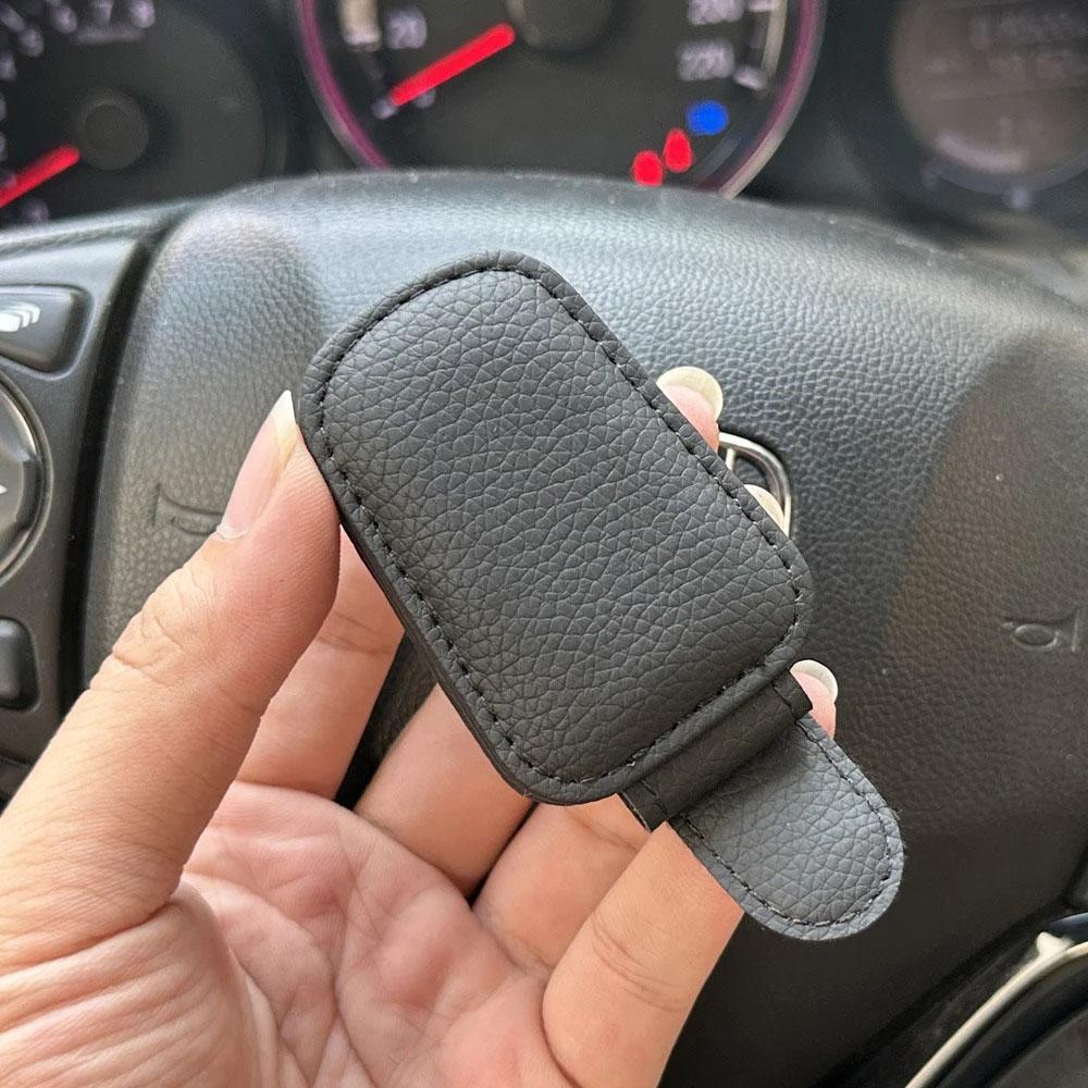 Car leather glasses clip,sun visor sunglasses clip,car accessories,for Mercedes-Benz C180 C200 C260 C300 W108 W124 W126 W140 W16 ZSY5