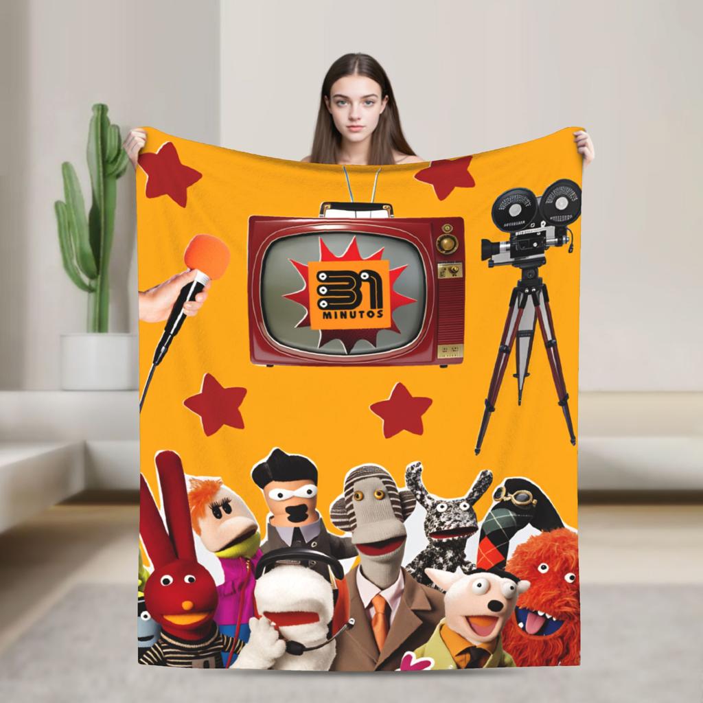 Comedy 31 Minutos Sketches Blanket Quality Warm Bedding Throws Winter Airplane Travel Couch Chair Novelty Bedspread