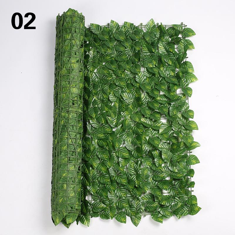 0.5x1/3M Green Wall Fence Faux Ivy Vine Leaf Artificial Leaf Net Garden Fence Patio Decoration