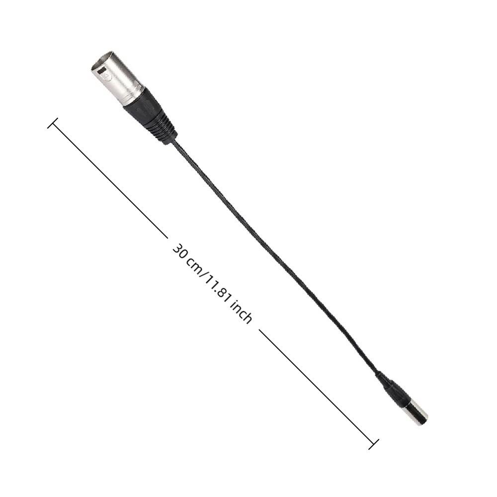 Stable Audio Camera Mic Cord Plug and Play Transfer Cable for Canon Audio Cable Video Recording