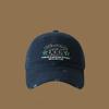 Retro old ripped embroidery baseball cap children big head circumference show face small sunshade cap