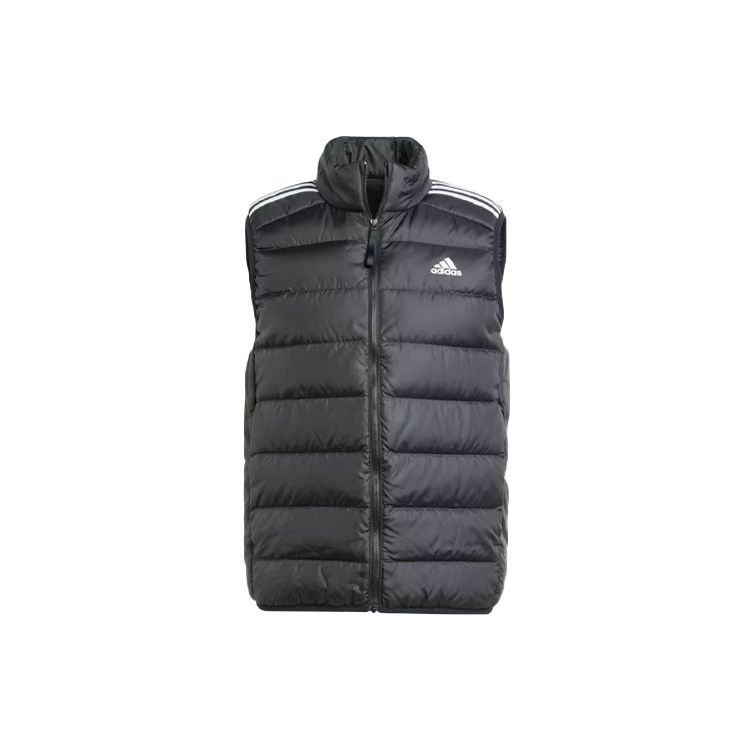Adidas Легкий пуховик Essentials с 3 полосками, мужской жилет, черный HZ5728