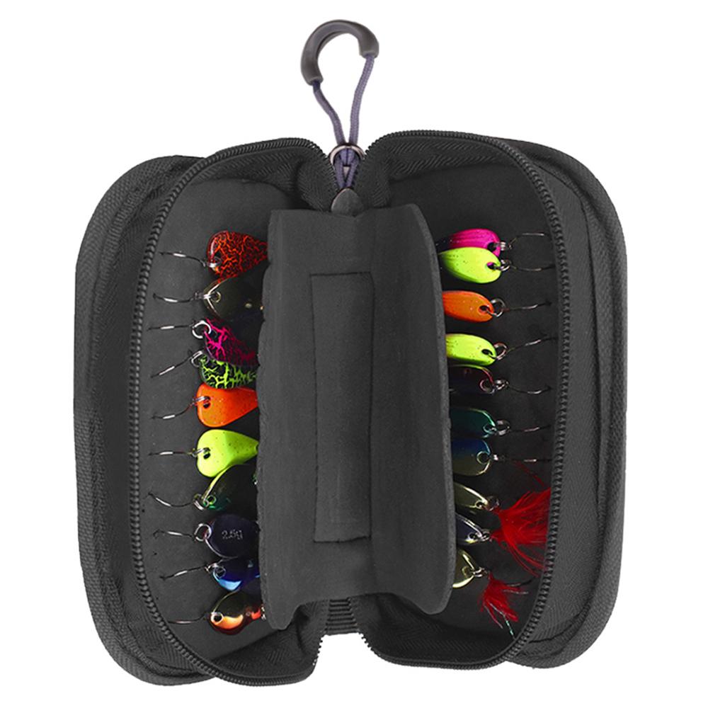20 шт., рыболовные ложки, приманки, набор металлических приманок для литья, спиннер, рыболовная приманка с сумкой для хранения, футляр