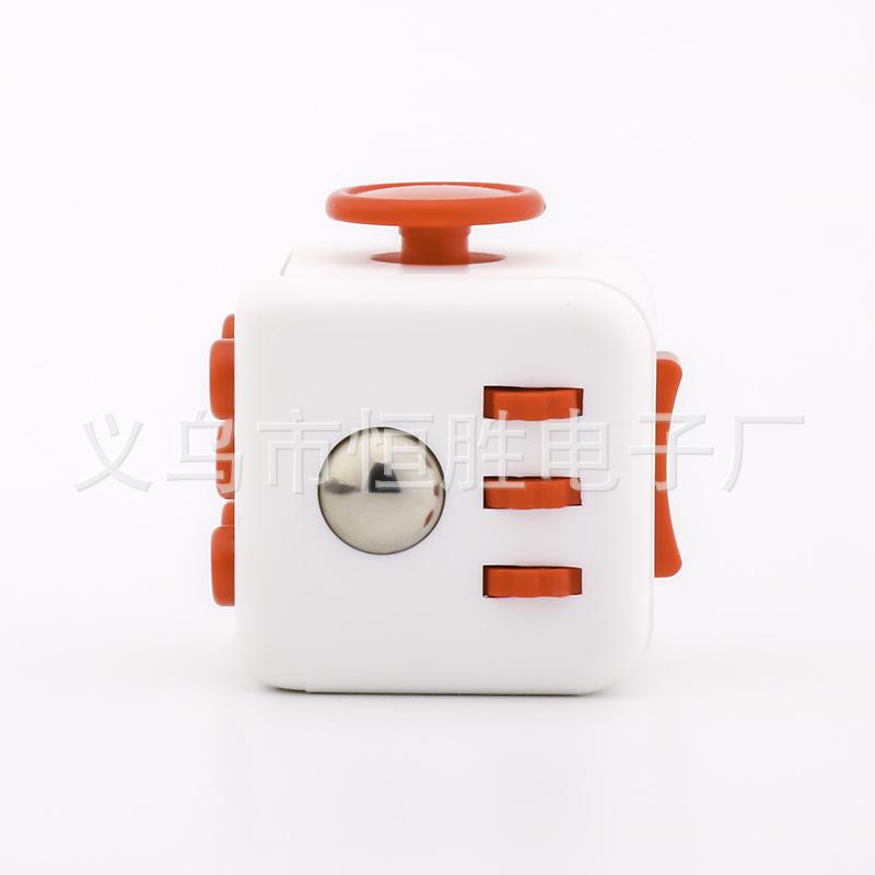 Six-Sided Finger Exercise Rubik's Cube: Hot Decompression Dice Toy