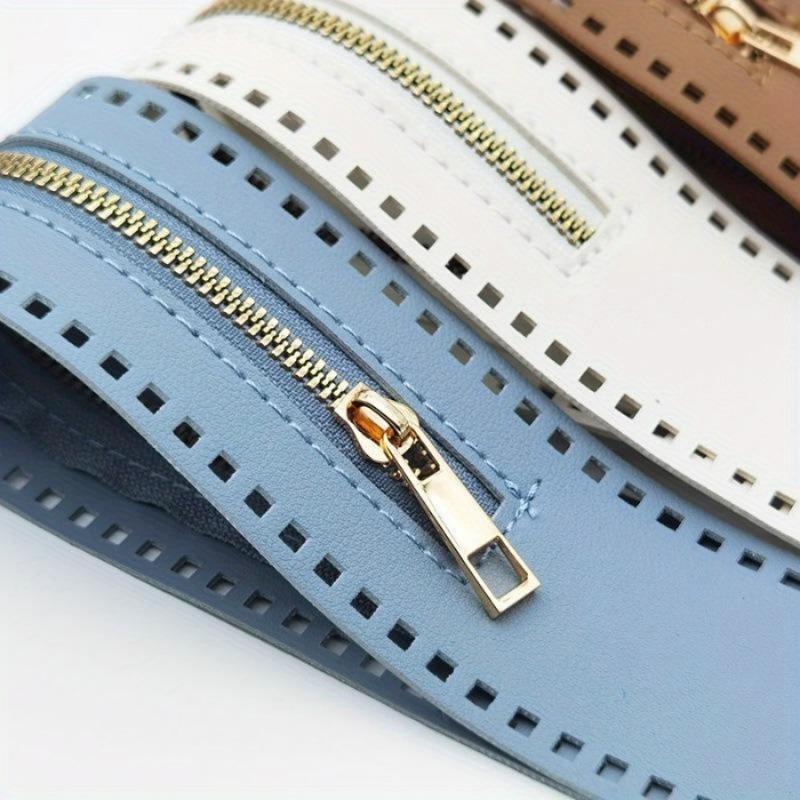 1 шт. 55 см DIY молния для тканой сумки фурнитура PU кожа молния швейные принадлежности металлическая молния для одежды принадлежности