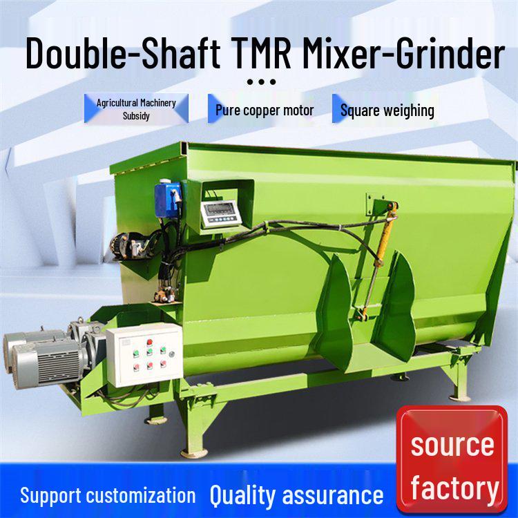 All-Day Pasture TMR Crusher 12 Cubic Double-Shaft Mixer