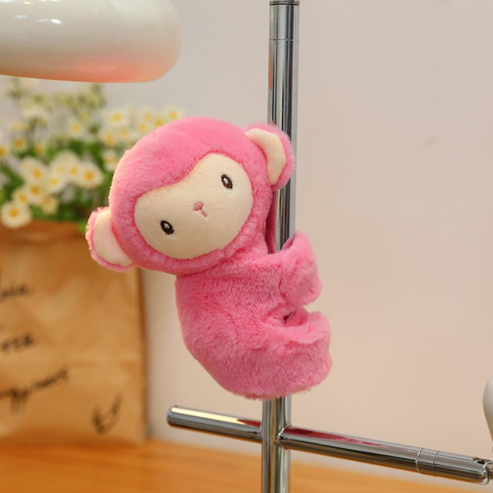 Имитация браслета для пощечины, серия «Собака, обезьяна, плюшевый браслет на запястье», плюшевая кукла, браслет для пощечины, рождественская игрушка