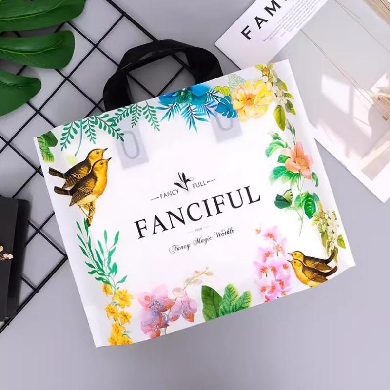 50 шт., новые модели, сумки толщиной 0,14 мм, прочная одежда, косметический подарок, сумки для покупок, эластичные, мощные, портативные, портативные упаковочные сумки