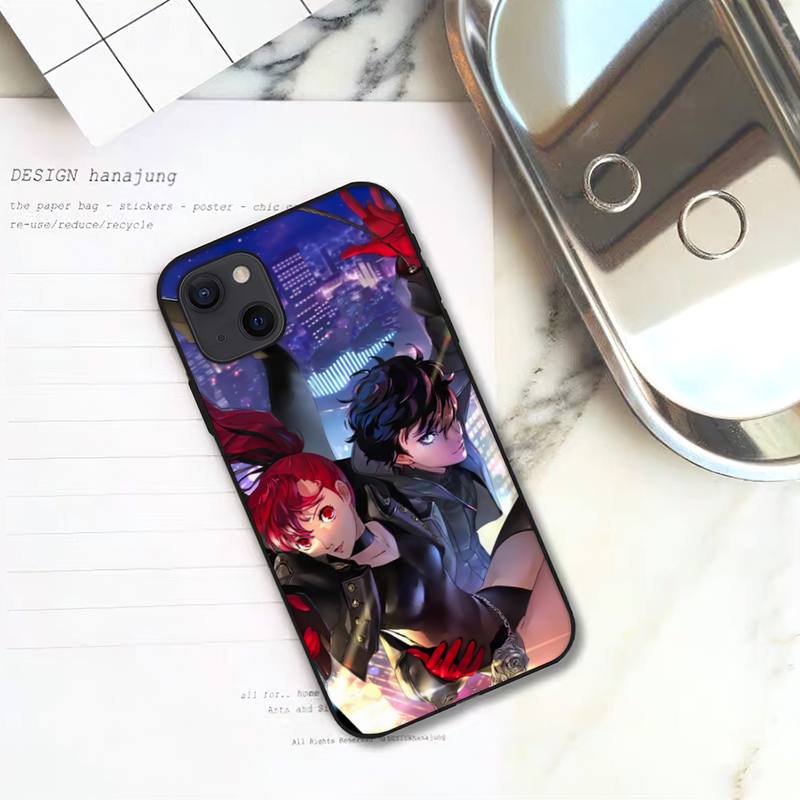 Чехол Persona5 The Royal Game Phone для iPhone 11 12 Mini 13 14 Pro XS Max X 8 7 6s Plus 5 SE XR Shell