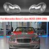 For Mercedes-Benz C-Class W203 Car Headlight Cover Headlamp Glass C200K C230 C280 C300 Auto Light Len Case Shell Cover