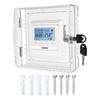 Transparent Thermostat Cover With Lock Acrylic Thermostat Lock Box With Keys Ac Lock Box Cover Thermostat Guard For Home