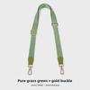 Adjustable 2.5cm Solid Color Canvas Crossbody Bag Strap Replacement